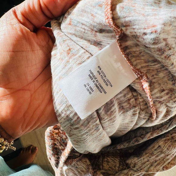 Reitmans small green/ cream floral maxi cotton dress… - Picture 7 of 7